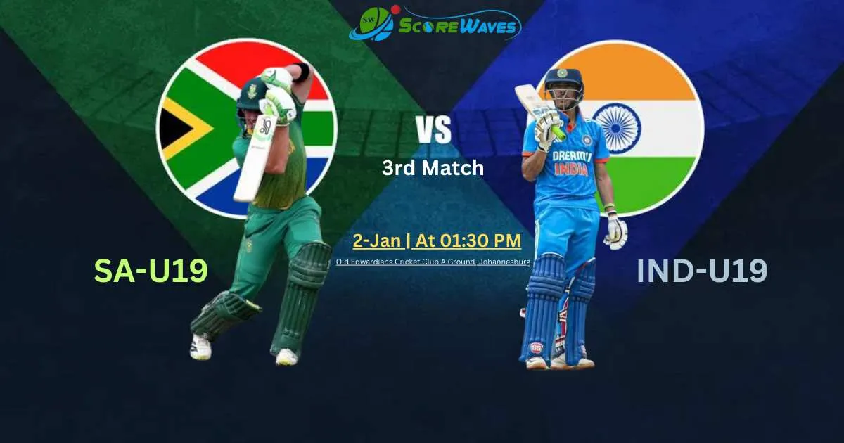 SA-U19 vs IND-U19 3rd Match Prediction - Tri-Series U19