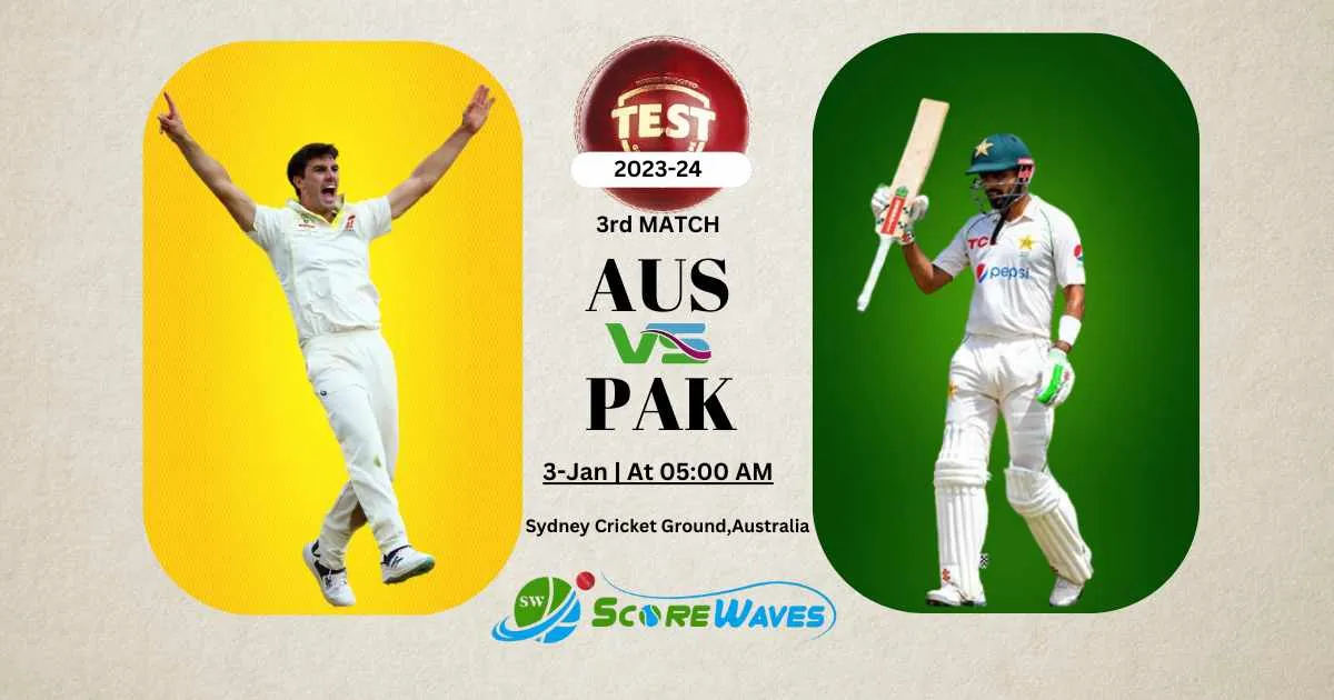 AUS vs PAK 3rd Test - 2023-24, Pink Test Match Prediction