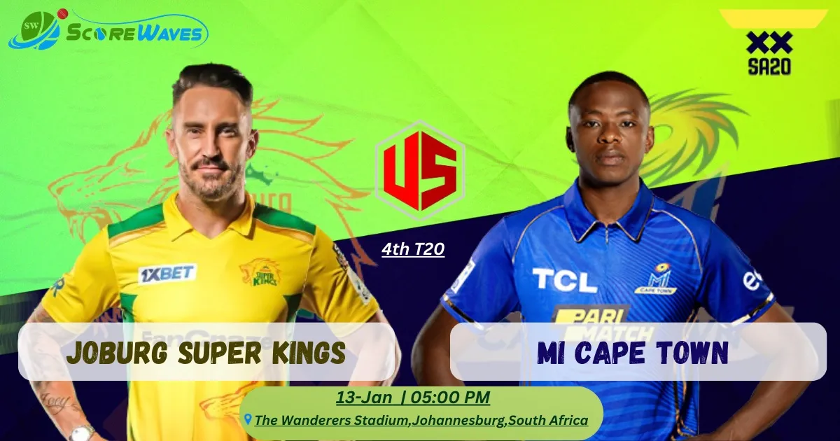 Joburg Super Kings vs MI Cape Town, 4th Match - Match Preview - SA20