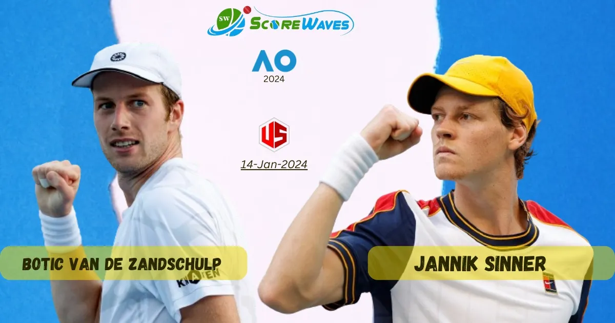 Jannik Sinner vs Botic Van De Zandschulp - Australian Open 2024