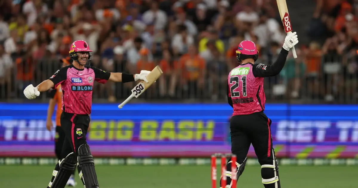 The Sixers Won - Perth Scorchers vs Sydney Sixers 39th Match - Big Bash T20 League 2023-24