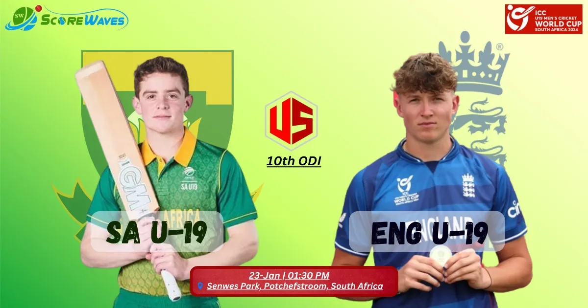 Match Prediction - South Africa U19 vs England U19 - 10th Match of ICC U19 World Cup