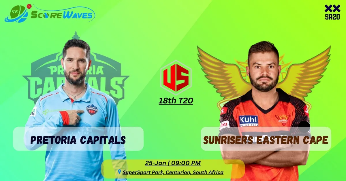 Pretoria Capitals vs Sunrisers Eastern Cape - SA20 2024