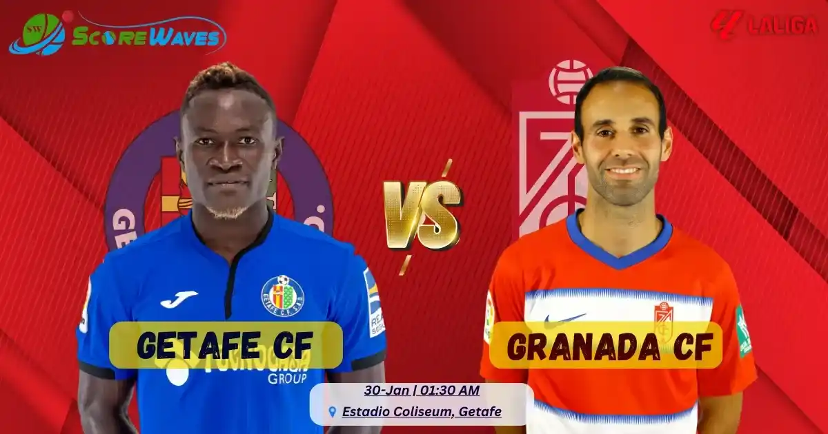 Exciting Football Action - Getafe vs Granada - LaLiga Round 22