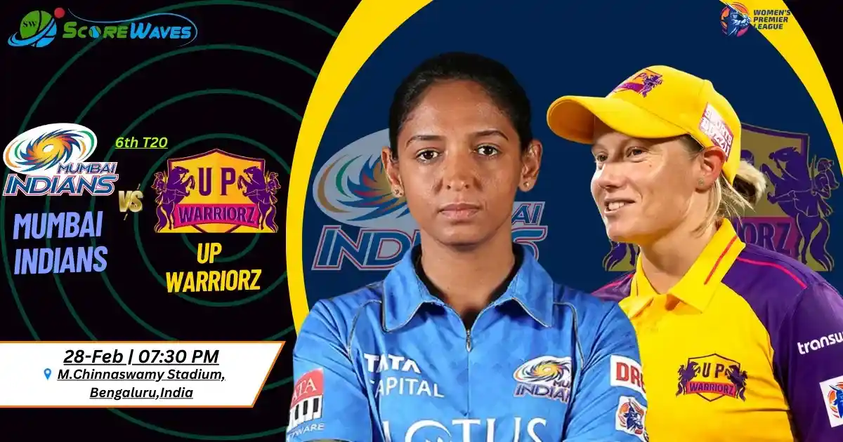 Mumbai Indians W vs UP Warriorz W, 6th Match - WPL 2024 | Live Cricket Score | Pitch Status | Playing XIs & Prediction