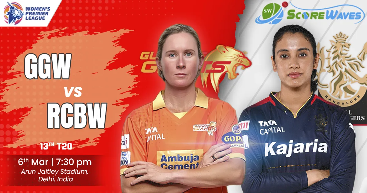 Gujarat Giants W vs Royal Challengers Bangalore W - Women’s Premier League | Match Preview | Pitch Status | Playing XIs | Prediction