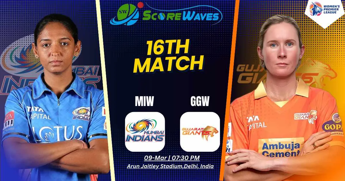 Mumbai Indians W vs Gujarat Giants W | Performance Preview | Pitch Report | Head to Head | Playing XIs | Match Prediction