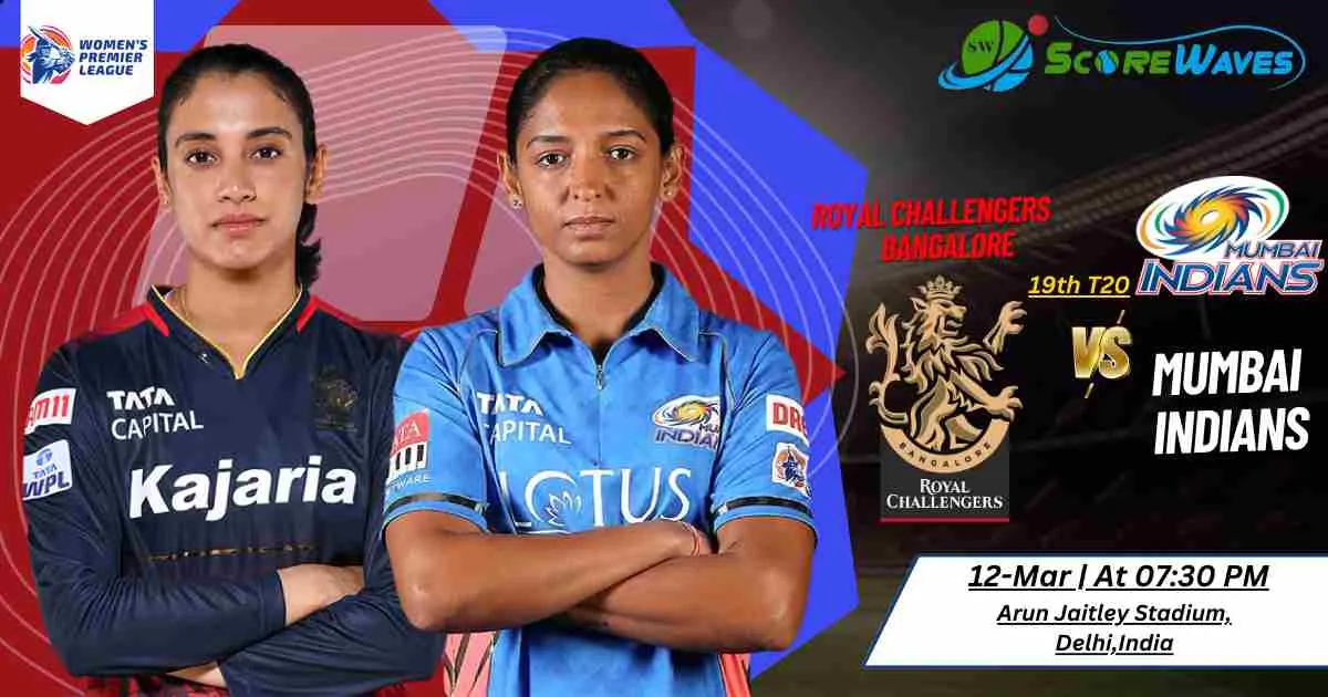 Mumbai Indians W vs Royal Challengers Bangalore W - WPL 2024 | Performance Preview | Head to Head | Pitch Report | Playing XIs | Match Prediction