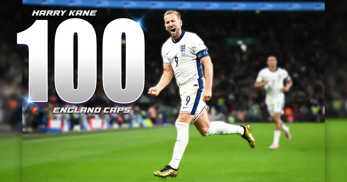 England Captain Harry Kane on the Verge of Reaching 100 Caps for the Three Lions