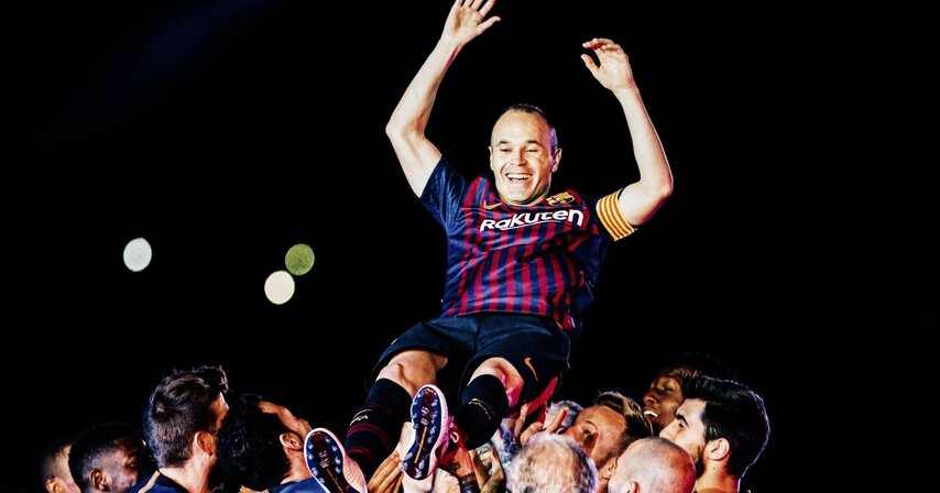 Spain and Barcelona Legend Andreas Iniesta Announces His Retirement at the Age of 40