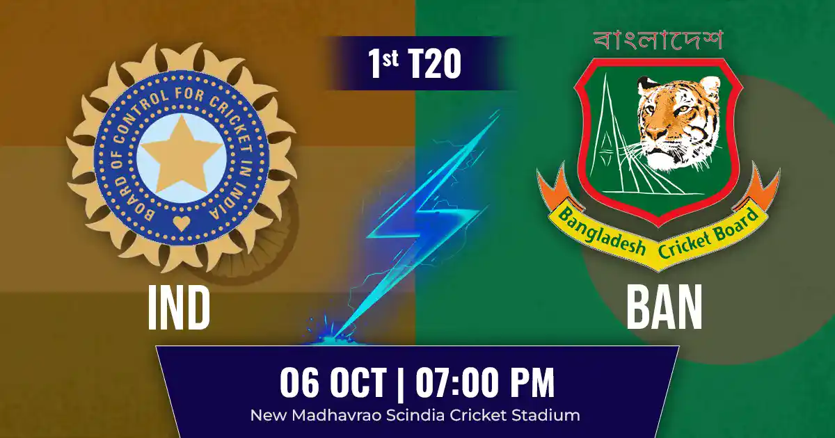 IND vs BAN Dream 11 Prediction, Fantasy Cricket Tips, Playing XI, and Pitch Report for 1st T20 Bangladesh Tour of India 2024