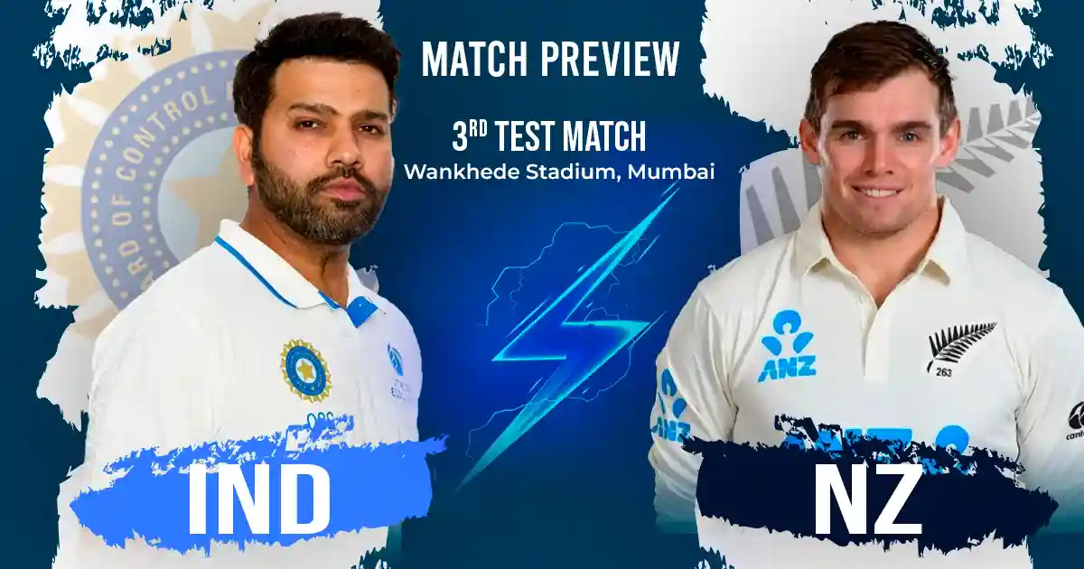 India vs New Zealand 3rd Test Match Preview