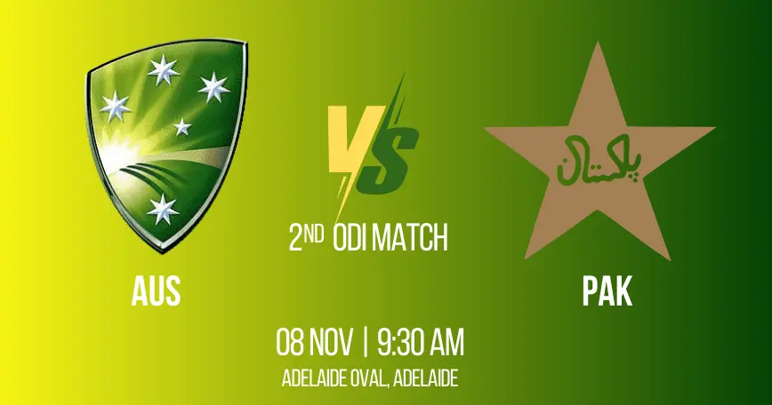 Aus vs Pak 2nd ODI dream 11 prediction, fantasy cricket Tips, Playing XI, and Pitch Report Pakistan Tour of Australia 2024