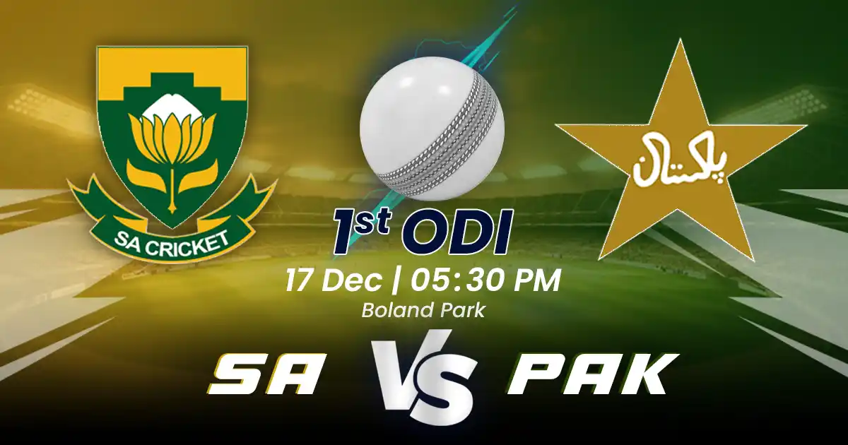 SA vs PAK 1st ODI Match Prediction, Fantasy Cricket Tips, Playing XI, and Pitch Report Pakistan Tour of South Africa 2024