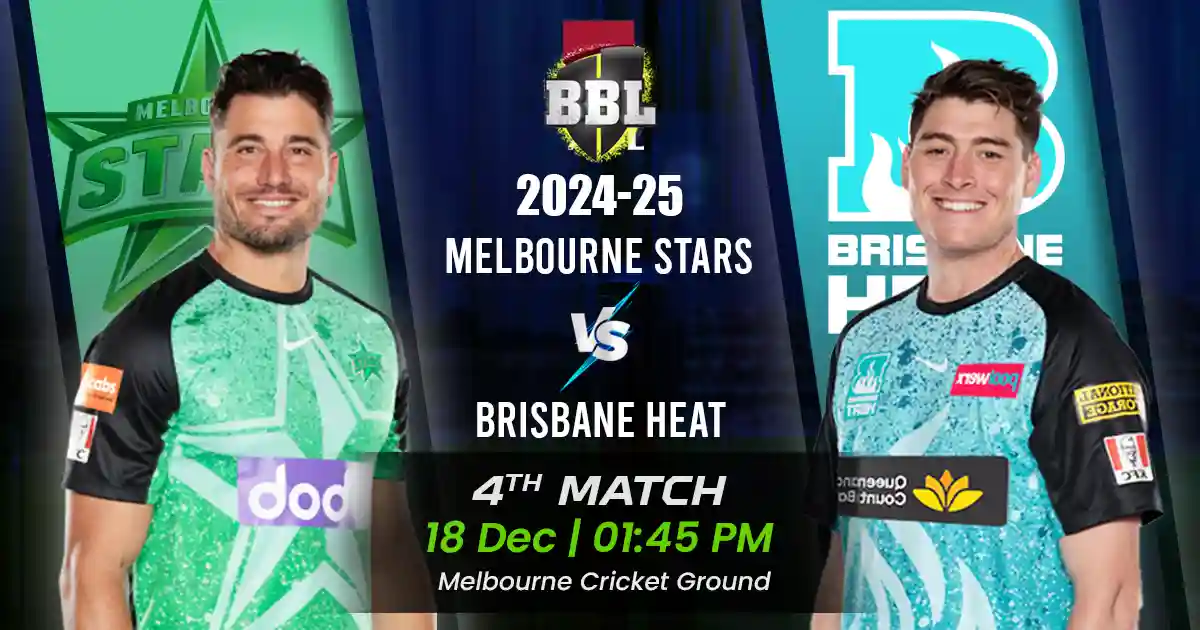 MLS vs BH Match Prediction, Fantasy Cricket Tips, Playing XI, and Pitch Report 4th Match of BBL 2024-25