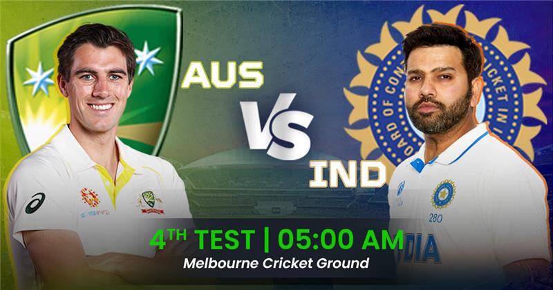 Australia vs India 4rd Test Match Border Gavaskar Trophy 2024-25