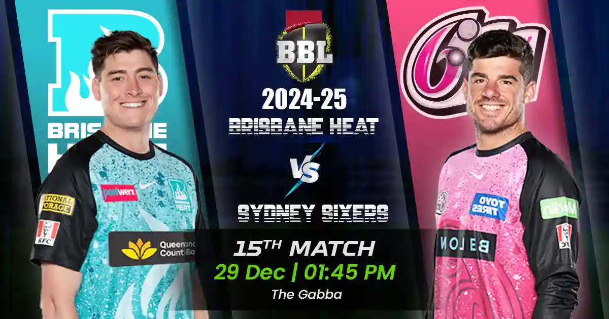 BH vs SS Match Prediction, Fantasy Cricket Tips, Playing XI, and Pitch Report 15th Match of BBL 2024-25