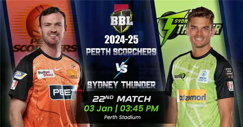 PS vs SYT Match Prediction, Fantasy Cricket Tips, Playing XI, and Pitch Report 22nd Match of BBL 2024-25