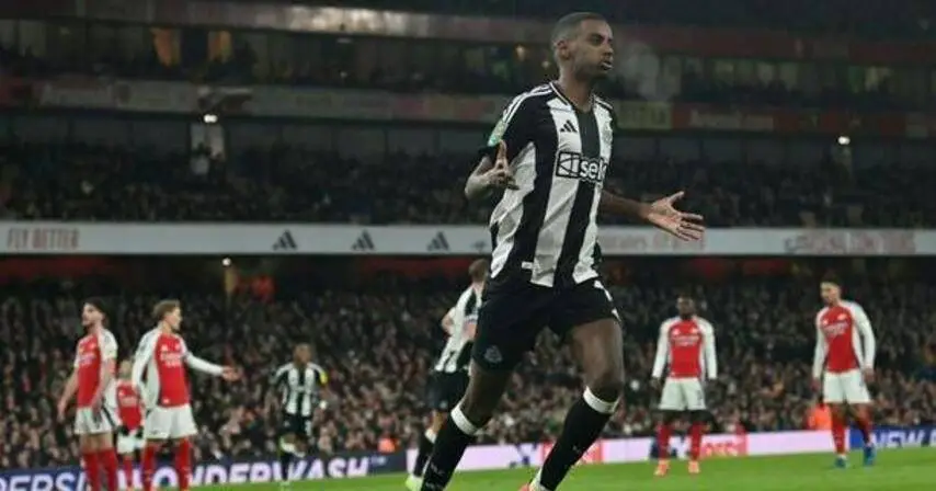 Newcastle Hold First-Leg Edge Over Arsenal with Isak and Gordon on Target in Semifinal Clash