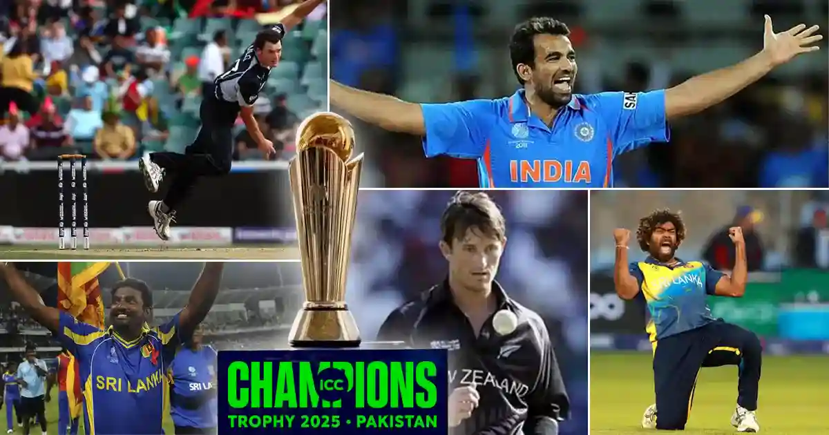 Top 5 Bowlers with Most Wickets in Champions Trophy History