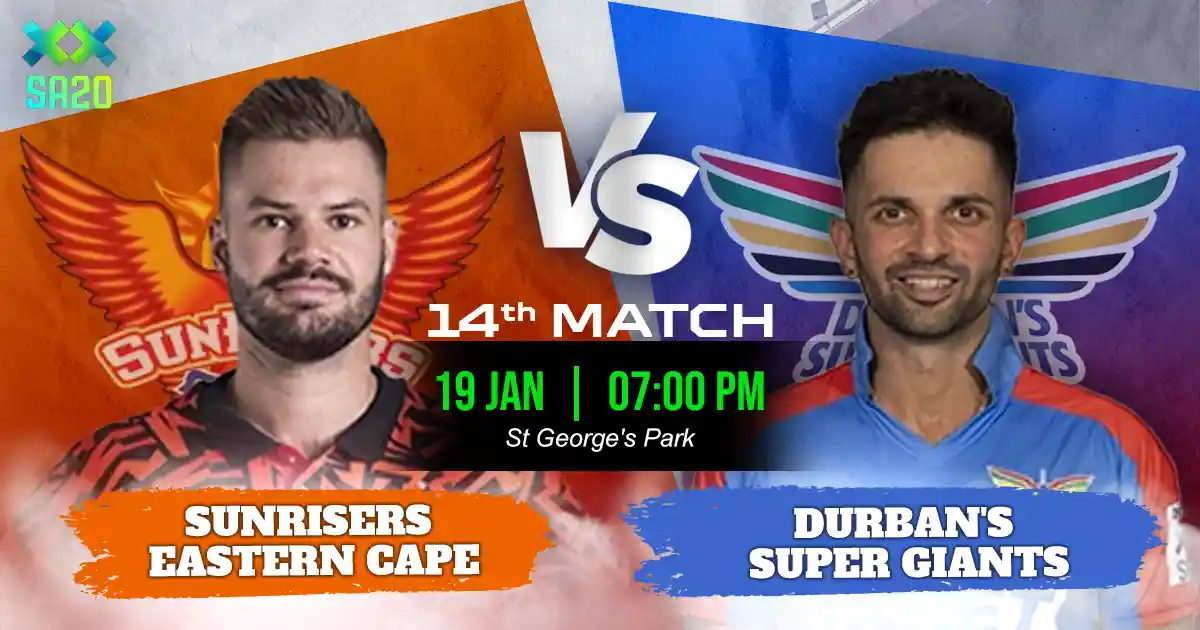 SEC vs DSG Match Prediction, Fantasy Cricket Tips, Playing XI, and Pitch Report 14th Match of SA20 2025