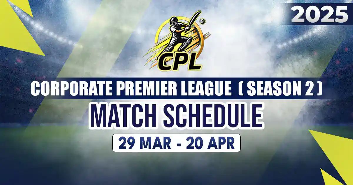 CPL 2025 Season 2 Schedule Date and Time Table | ScoreWaves
