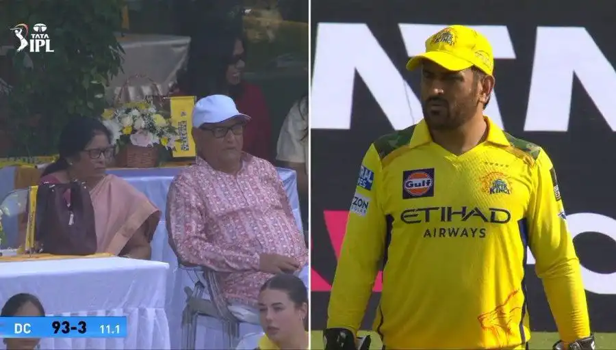 MS Dhoni’s Parents Spotted at Chepauk Amid Growing Buzz of IPL Retirement Announcement Today