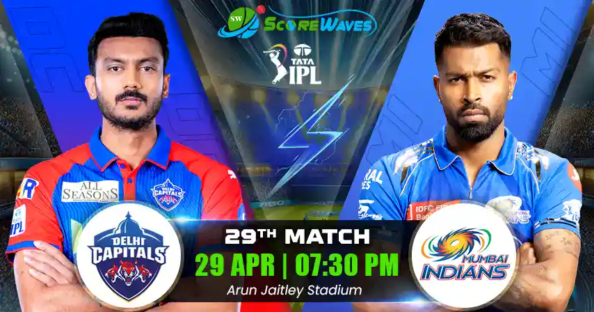 DC vs MI Match Prediction, Fantasy Tips, Pitch Report, and Playing XI of 29th Match of IPL 2025