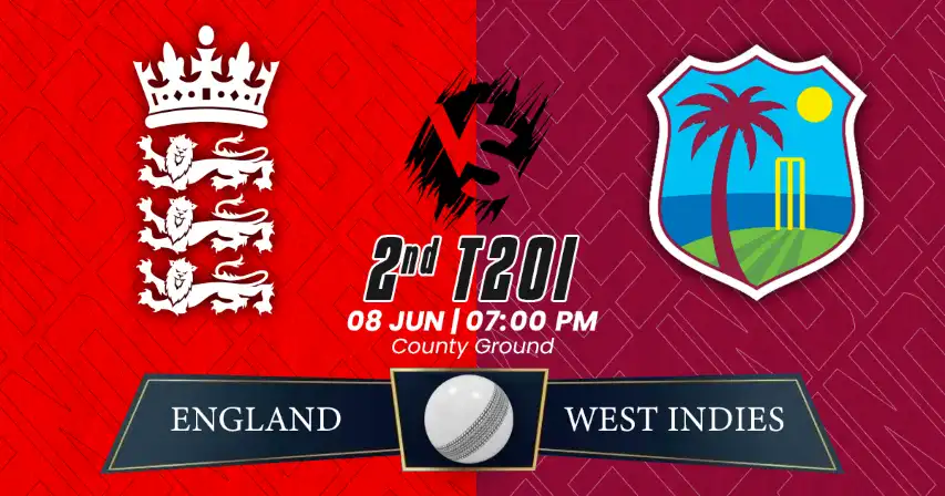 ENG vs WI 2nd T20I Match Prediction, Fantasy Cricket Tips, Playing XI, and Pitch Report West Indies Tour of India 2025