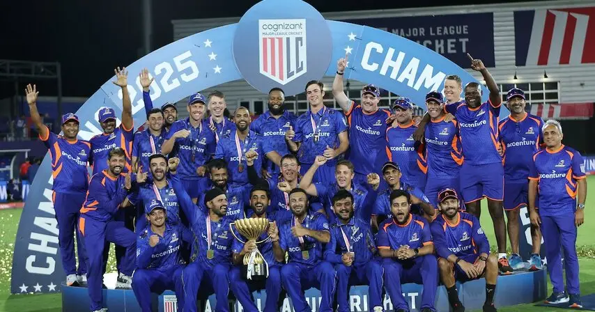 MI New York Crowned MLC 2025 Champions