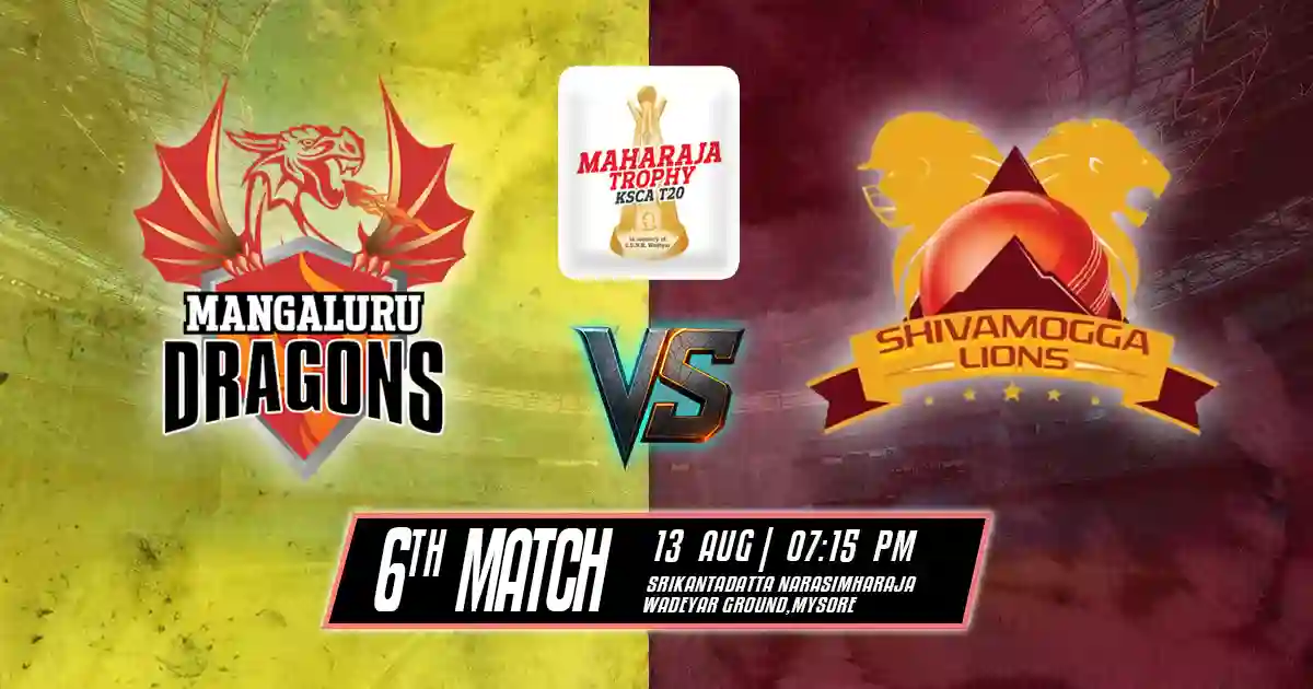 MD vs SL 6th Match of Maharaja Trophy Match Prediction, Fantasy Cricket Tips, Pitch Report, Playing XI & Injury Updates