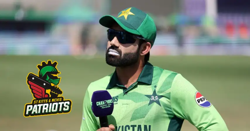 Mohammed Rizwan Joins St Kitts & Nevis Patriots for the Rest of the CPL 2025