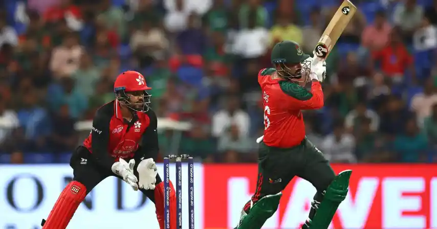 Litton Das’s Fiery Fifty Leads Bangladesh to 7-Wicket Victory Over Hong Kong