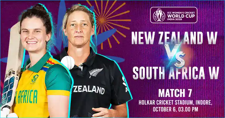 NZW vs SAW 7th Match Women's  World Cup 2025, Match Prediction, Pitch Report, Playing XI & Injury Updates