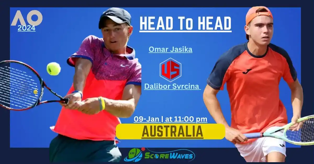 Svrcina Against Jasika - ATP SINGLES Australian Open 2024