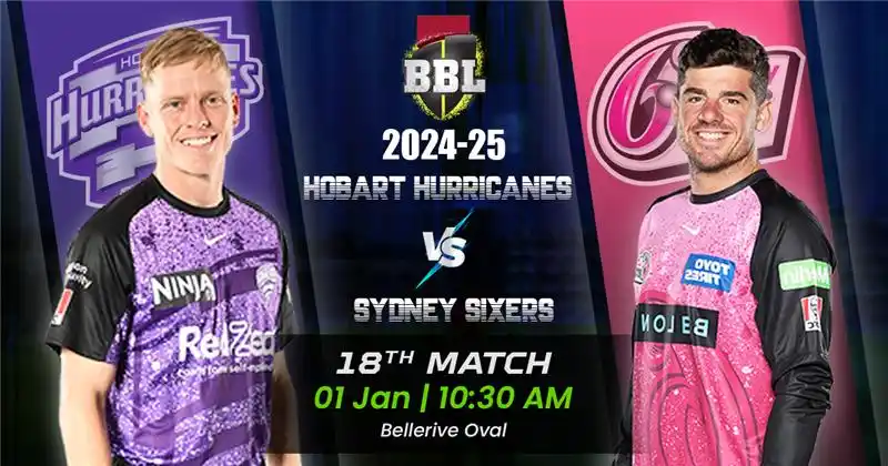 HH vs SS Match Prediction, Fantasy Cricket Tips, Playing XI, and Pitch Report 18th Match of BBL 2024-25