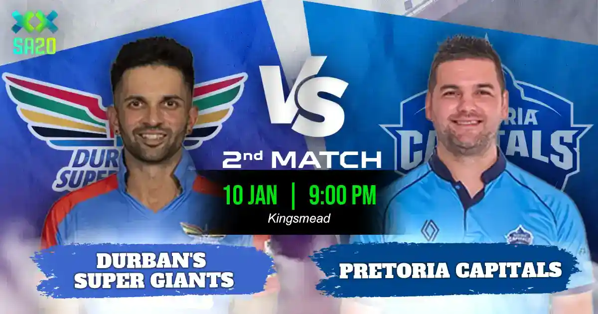 SSG vs PC Match Prediction, Fantasy Cricket Tips, Playing XI, and Pitch Report 2nd Match of SA20 2025