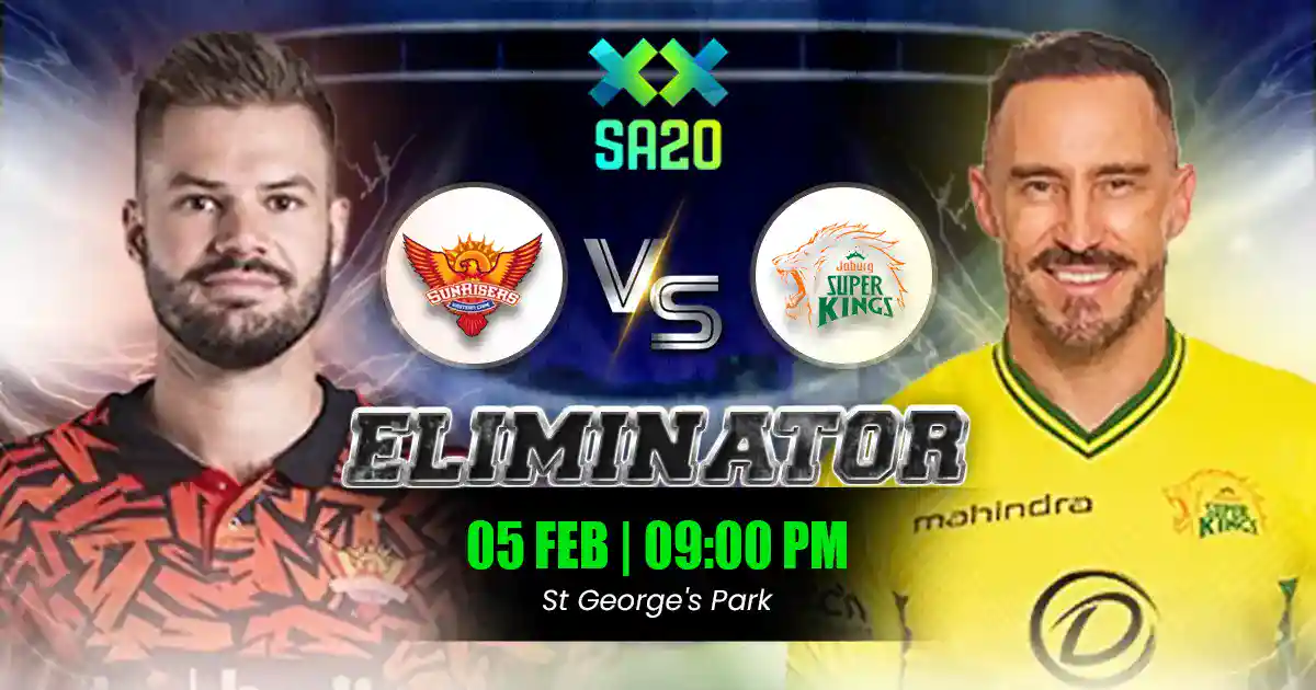 SEC vs JSK Match Prediction, Fantasy Cricket Tips, Playing XI, and Pitch Report Eliminator of SA20 2025
