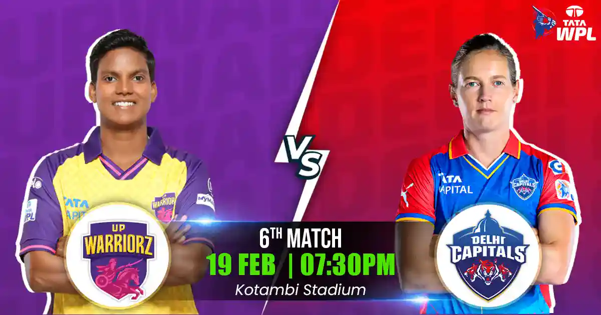 UPWW vs DCW Match Prediction, Fantasy Cricket Tips, Playing XI, and Pitch Report 6th Match of WPL 2025
