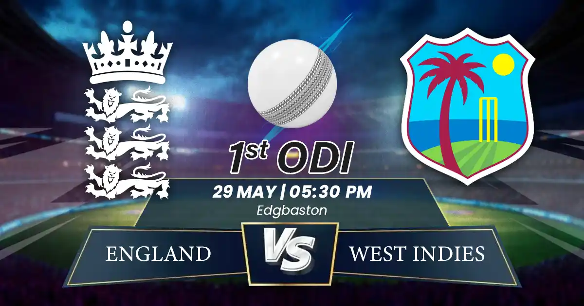 ENG vs WI 1st ODI Match Prediction, Fantasy Cricket Tips, Playing XI, and Pitch Report West Indies Tour of India 2025