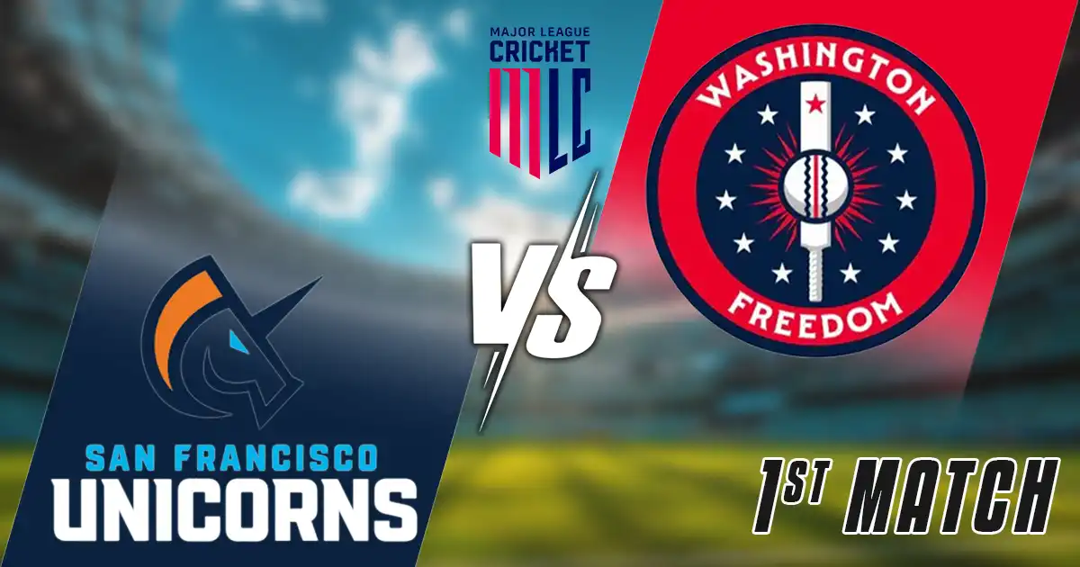 SFU vs WF Match Prediction, Fantasy Cricket Tips, Pitch Report, and Playing XI of 1st Match of  MLC 2025