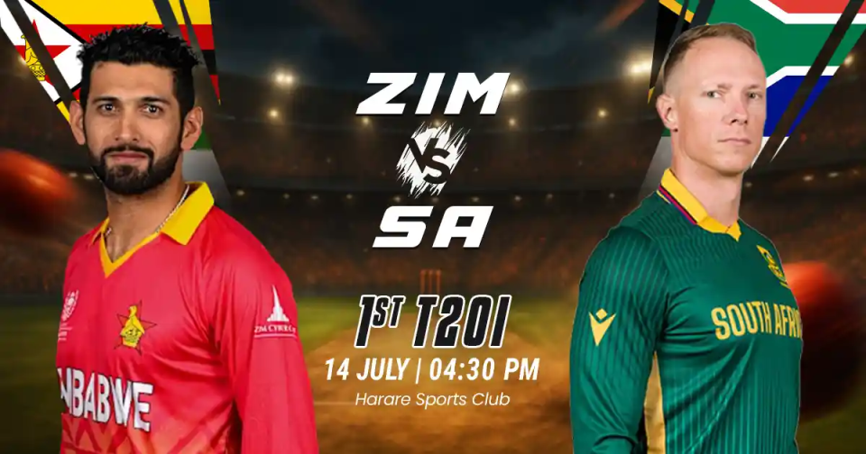 ZIM vs SA 1st Match Prediction, Fantasy Cricket Tips, Playing XI, and Pitch Report of Zimbabwe T20I Tri-Series 2025