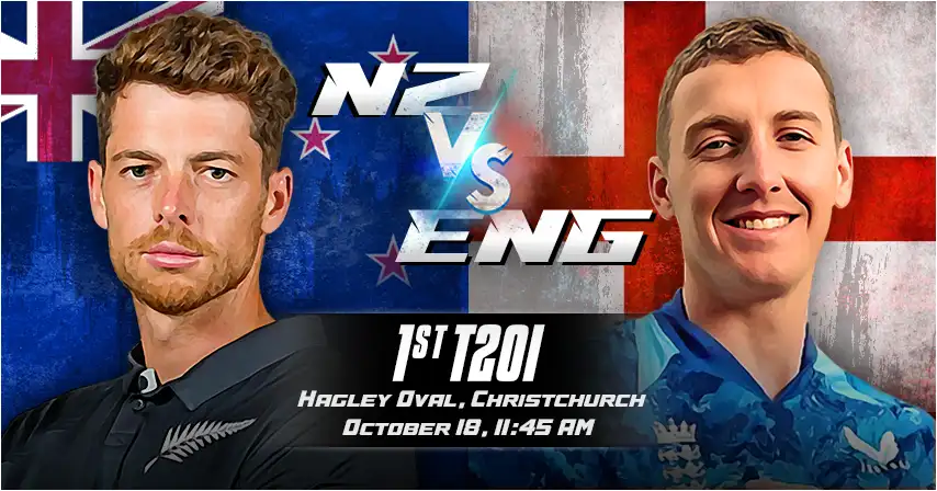 NZ vs ENG 1st T20I Match Prediction, Pitch Report, Playing XI & Injury Updates, England Tour of New Zealand 2025