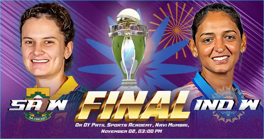 SA W vs IND W Final Women's  World Cup 2025, Match Prediction, Pitch Report, Playing XI & Injury Updates